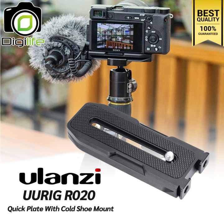 Ulanzi Uurig R Quick Plate Aluminium With Cold Shoe Mount