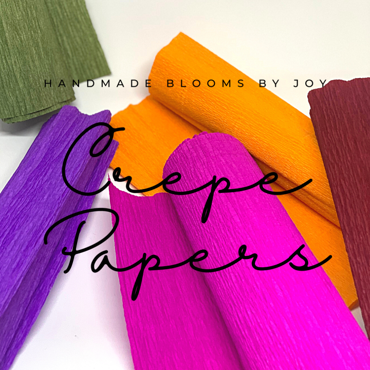 Thick And Heavy Crepe Paper Roll For Paper Flowers Gift Wrapping And