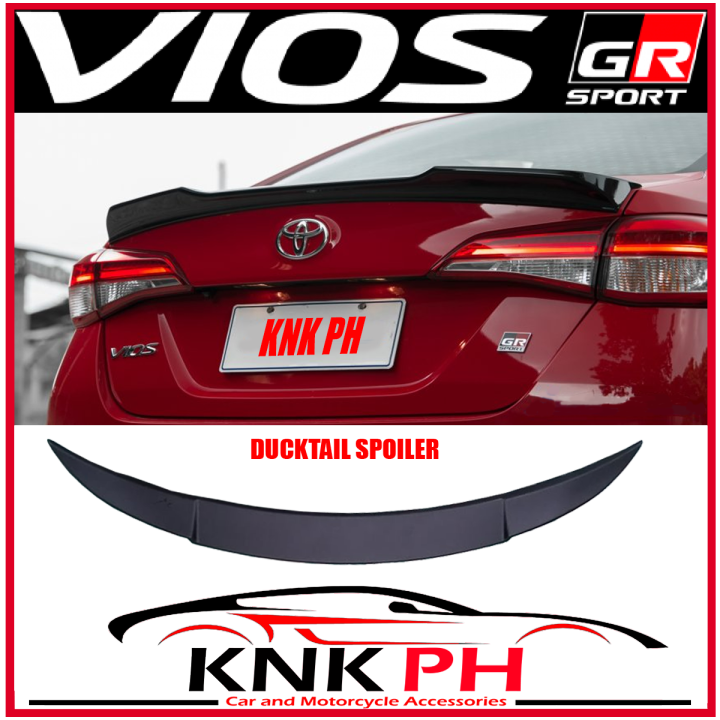 Toyota VIOS GEN 3 GR SPOILER Ducktail Type WY 031 Unpainted Matte Black