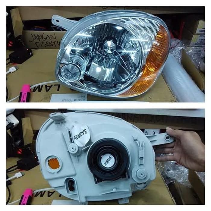 221 1124 LD E HEADLAMP HEAD LAMP LAMPU DEPAN UTAMA HYUNDAI ATOS HYUNDAI