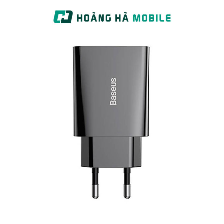 Củ sạc Baseus Super SI 1 cổng 20W kèm cáp USB C to Lightning 1M Chính