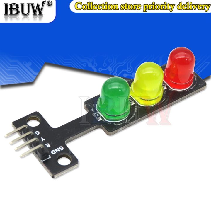 2PCS LED Traffic Lights Light Emitting Module Digital Signal Output