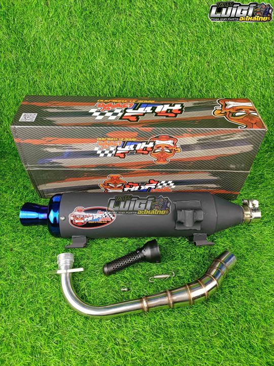 YAMAHA MIO SOULTY POWER PIPE TITANIUM TIP WITH SILENCER HUN RACING