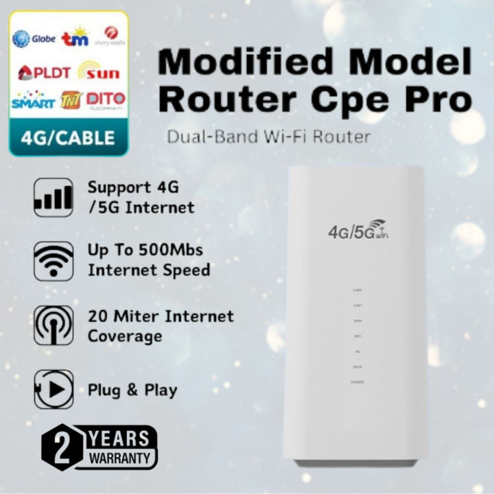 COD WiFi Router Sim Card Modem 4G5G Pro CPE Original LTE Cat12 Up To