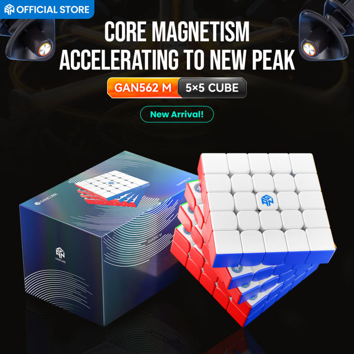 Gan Official Storegan M X Cube Magnetic Speed Cube Frosted Magic