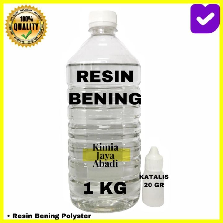 Resin Bening Kg Katalis Gram Lazada Indonesia