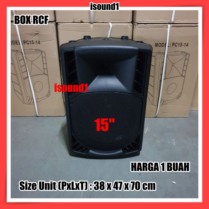 BOX KOSONG SPEAKER FIBER PLASTIK 15 INCH MODEL RCF LAMA HARGA 1 BUAH