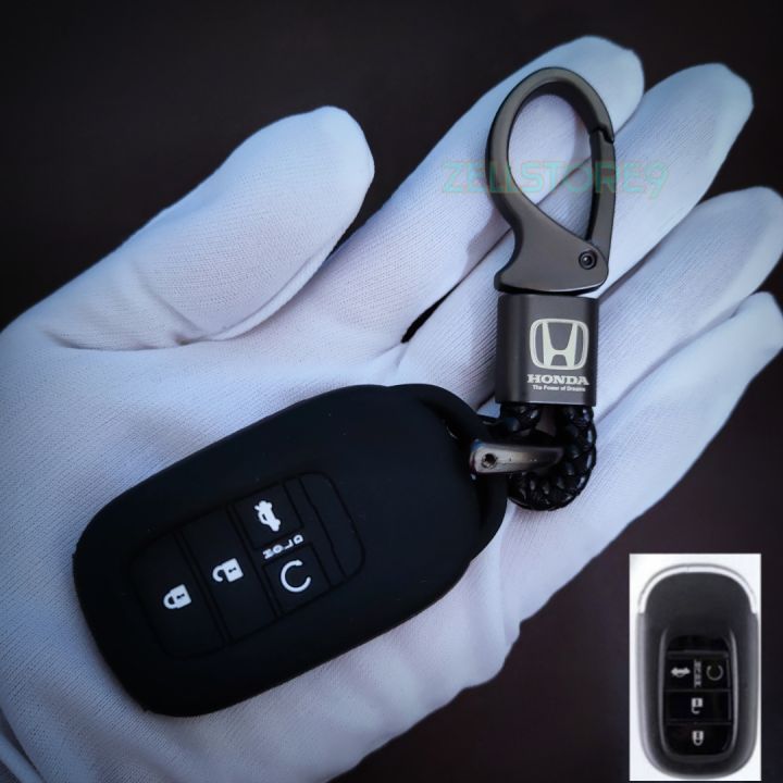 Gantungan Kunci Kulit Sarung Remote Keyless Cover Casing MOBIL HRV 2022