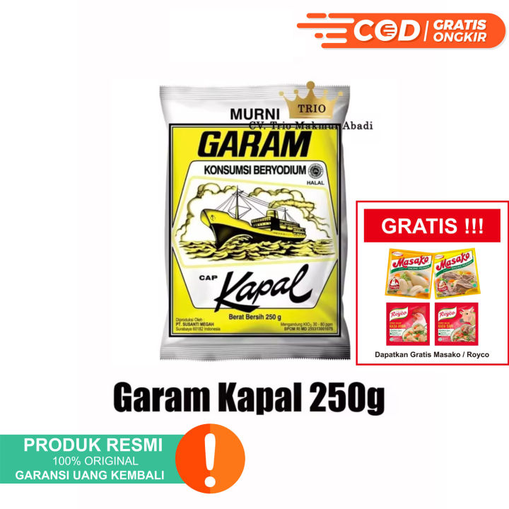 HARGA BANTAI Garam Yodium Cap Kapal BPOM Lazada Indonesia