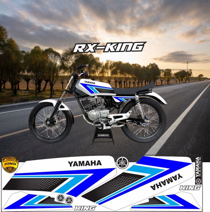 VARIASI STIKER RX KING STRIPING SIMPLE BUAT MOTOR RX KING STICKER RX