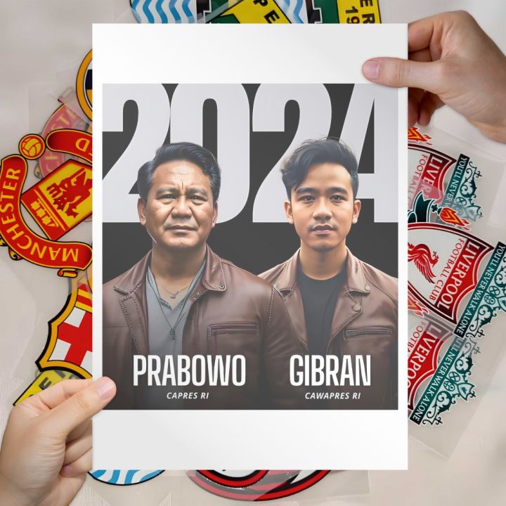 Sablon Print DTF Digital Pilpres 2024 Prabowo Gibran Siap Setrika