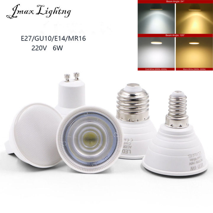 Jmax Led W Gu Mr E E Bulb White Body K K Spotlight