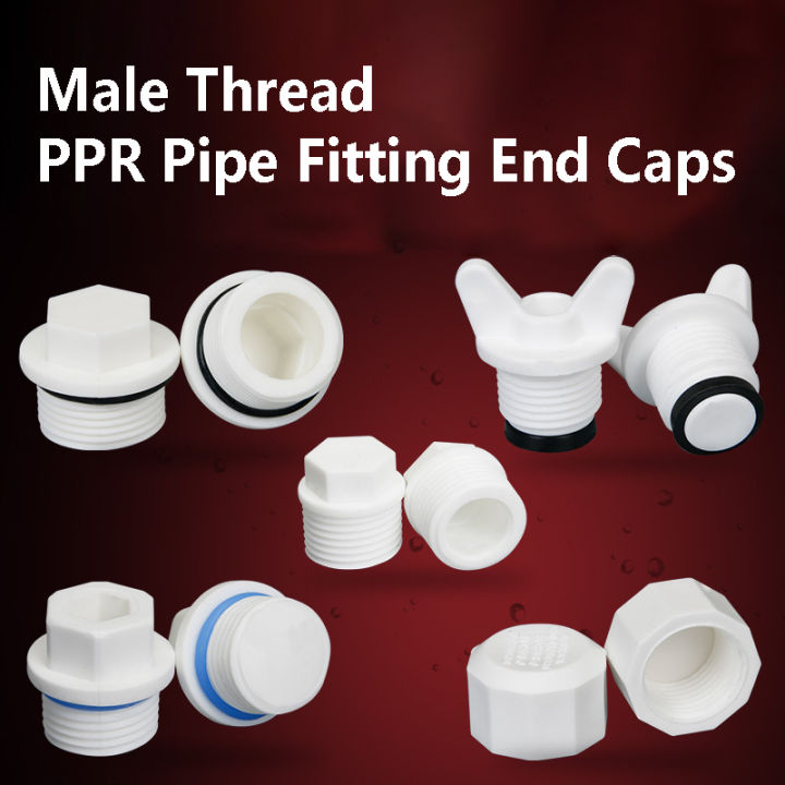 Male Threaded Ppr End Cap Plug Pipe Fittings Water