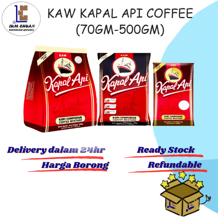 Kopi Kapal Api Halus Kaw Kapal Api Coffee Mixture Halus Kopi Campuran