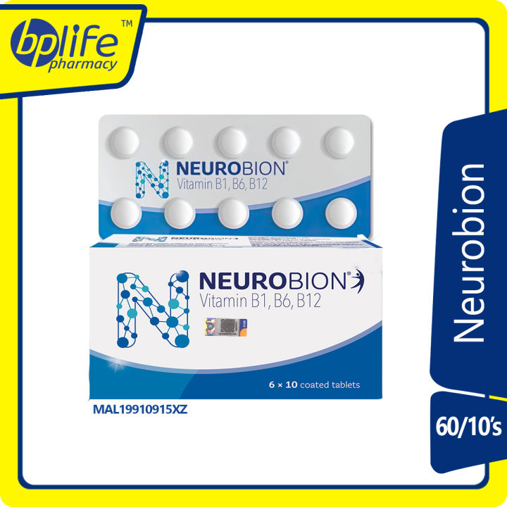 Neurobion Vitamin B1 B6 B12 60 10 Tablets Lazada