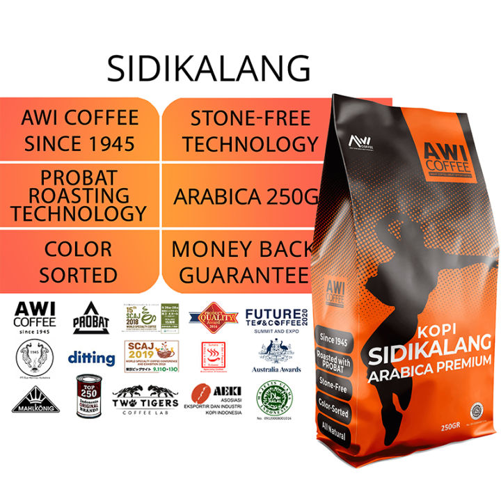 Awi Kopi Kopi Sidikalang Arabica Premium Gr Roasted Coffee Specialty