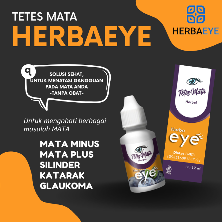 Shxx Herba Eye Natural Otem Herbal Obat Tetes Mata Plus Minus Dan