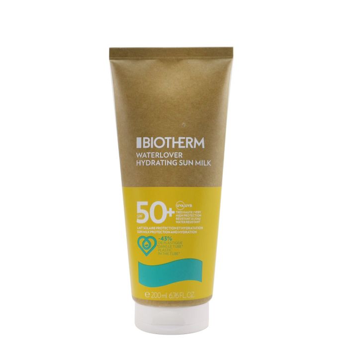 BIOTHERM Waterlover Hydrating Sun Milk SPF 50 200ml 6 76oz Lazada PH