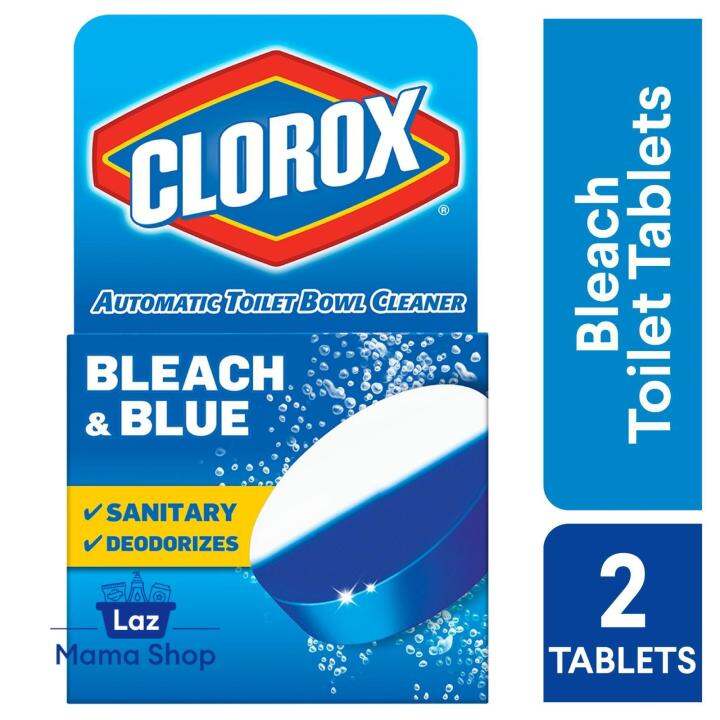 Clorox Automatic Toilet Bowl Cleaner Tablets Bleach And Blue Laz