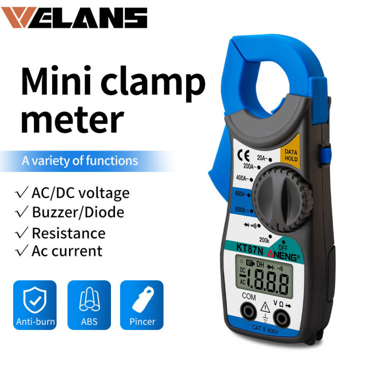 Welans Aneng Kt N Mini Digital Clamp Meters Ac Dc Voltage Ac Current