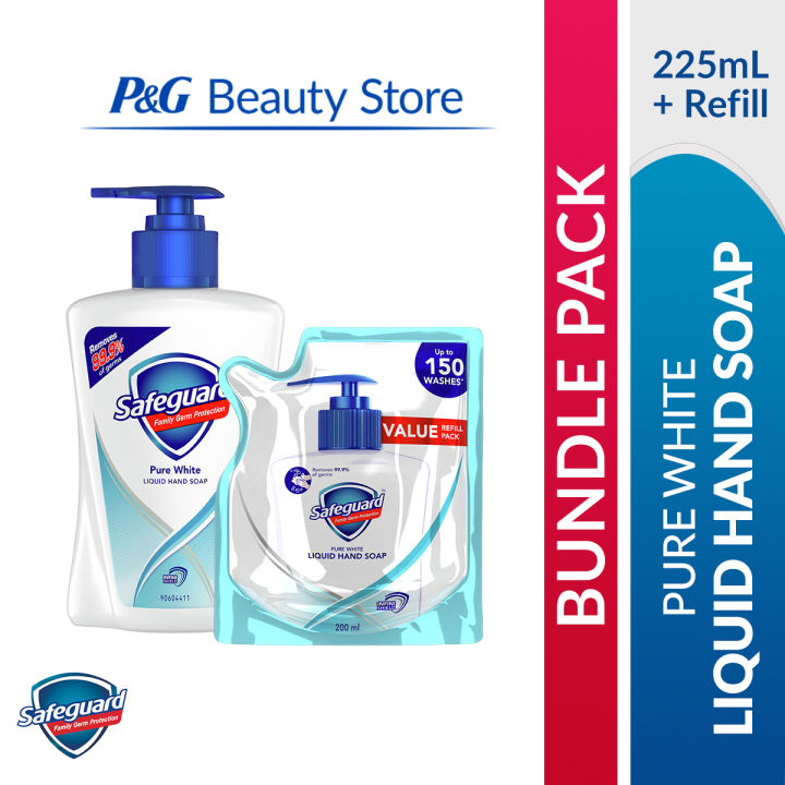 Hand Soap Bundle Safeguard Pure White Liquid Hand Soap Ml Ml