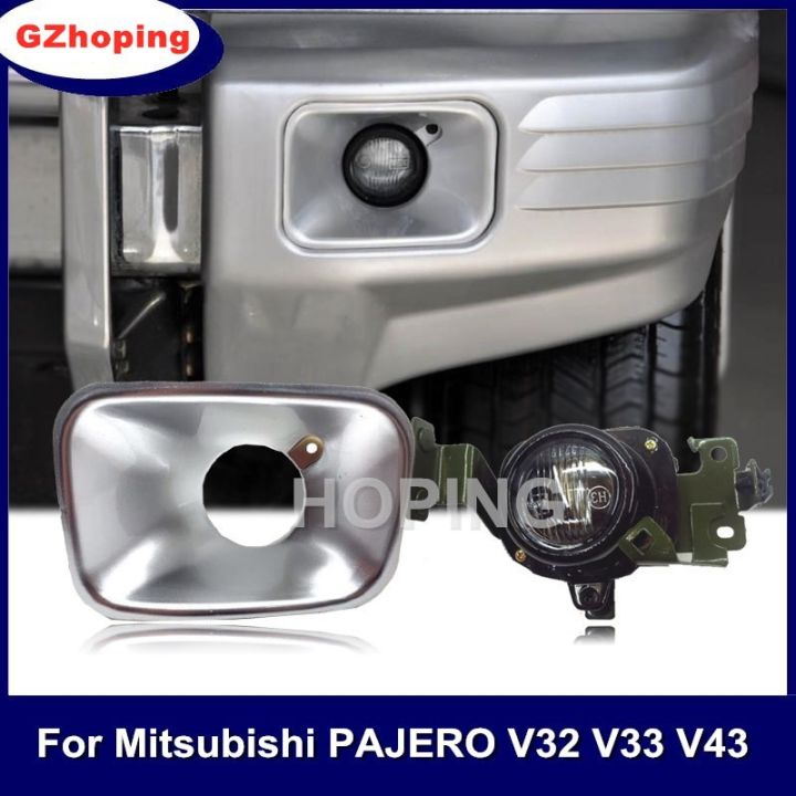 Huiyisunny Front Bumper Fog Light Fog Lamp For Mitsubishi PAJERO V32