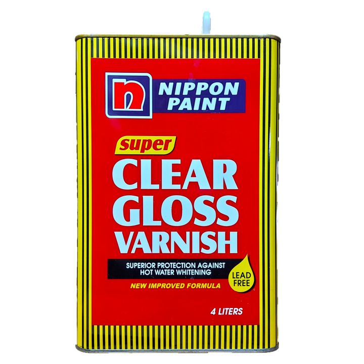 Nippon Paint Super Clear Gloss Varnish Valspar 4L Lazada PH