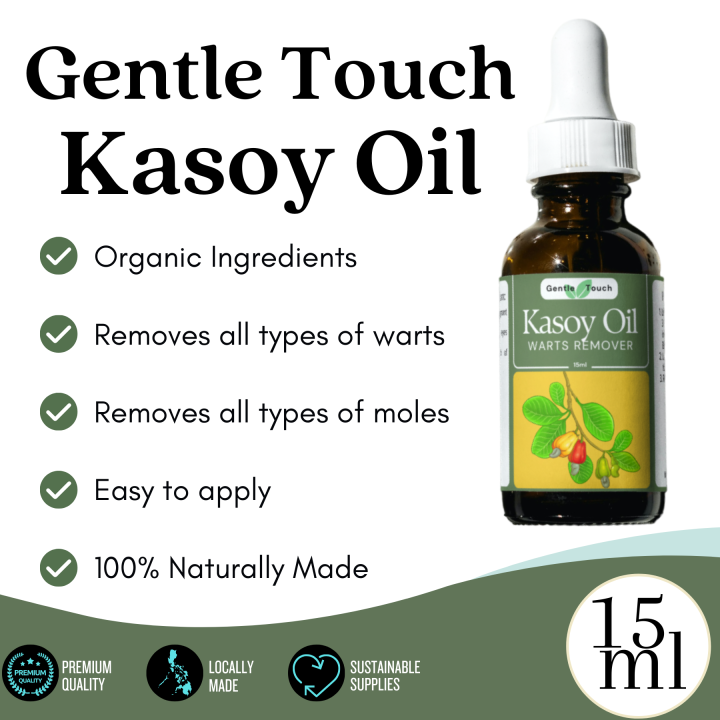 Gentle Touch Original Kasoy Oil Pure Organic Kulogo O Warts