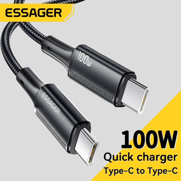 Essager Type C To Type C Cable W Pd Fast Charging Usb C To Usb C