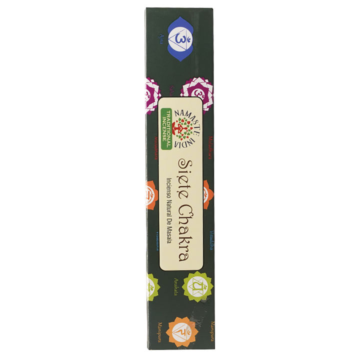 Natural Efe Indian incense sticks NAMASTE 7 Chakra ธปหอม 7 จกกะ