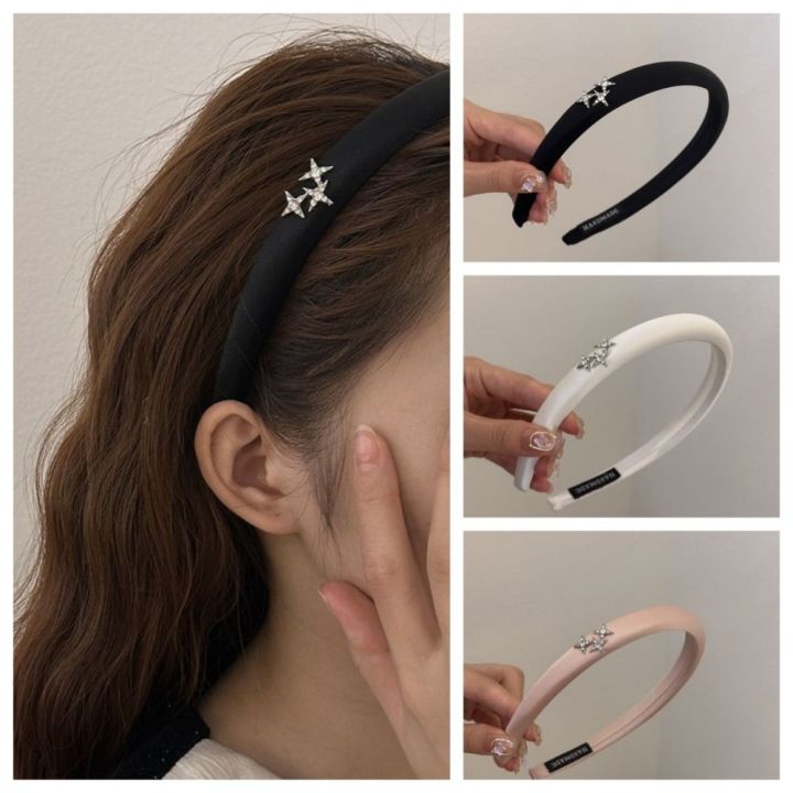 Duoji Cloth Star Hairband Y K Korean Style Star Hair Hoop Retro Shiny