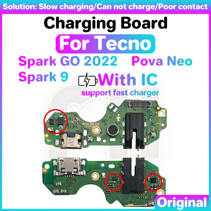 Usb Charging Charger Port Board For Tecno Spark Go Pova Neo Kg