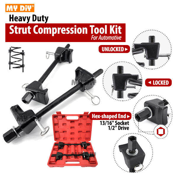 Diyhardwarestation Heavy Duty Coil Spring Compressor Tool Strut