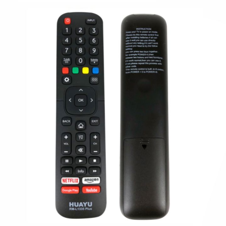 New Rm L Hauyu Remote Control For Hisense Lcd Smart Tv En H Hs En