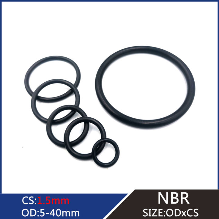 Pcs Outer Diameter Mm Millimeter Thickness Mm Black Nbr