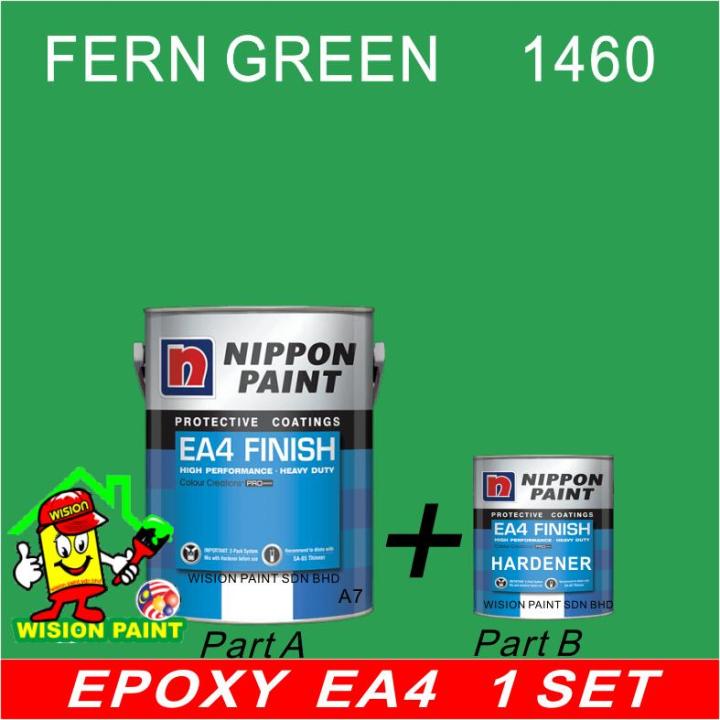 FERN GREEN 1460 1L 1SET EA4 FINISH EA 4 NIPPON PAINT PROTECTIVE