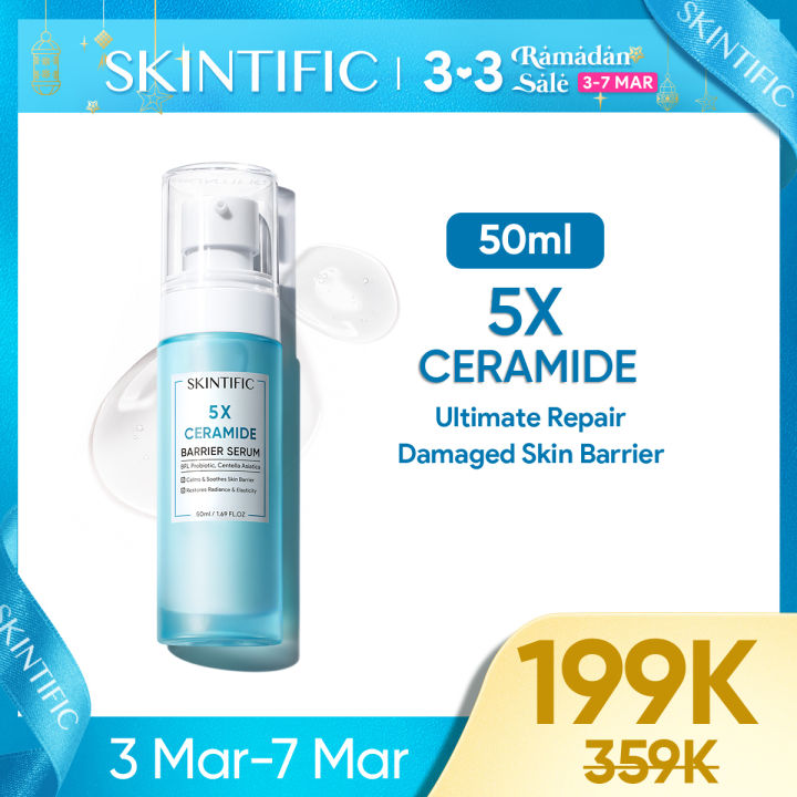 Big Size Skintific X Ceramide Skin Barrier Serum Ml Lazada