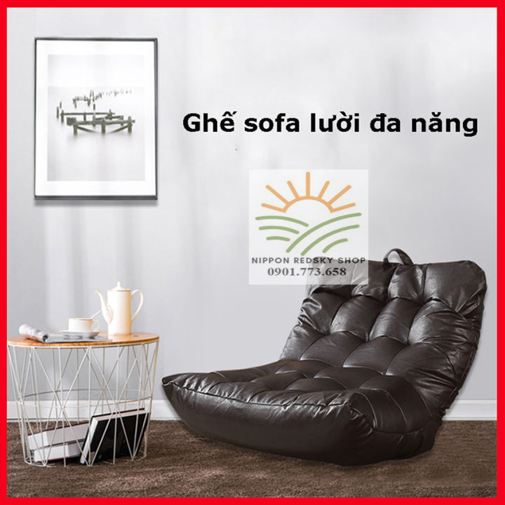 Ghế sofa bệt hạt xốp kích thước 100x70x20cm dáng chữ C phong cách BĂC