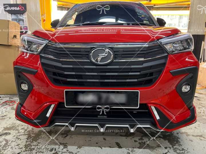 Perodua Ativa Gear Up Style Fullset Bodykit With Paint Lazada