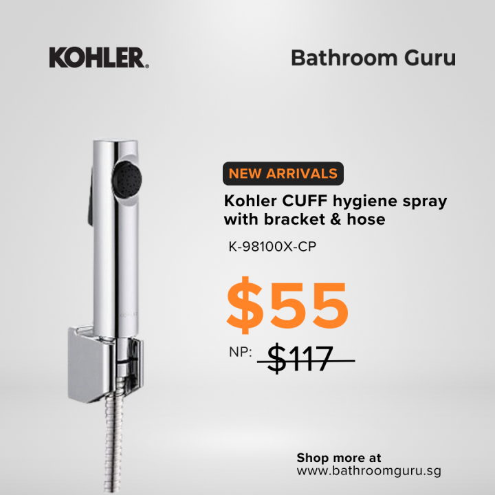 Kohler CUFF Hygiene Spray With Bracket Hose Lazada Singapore