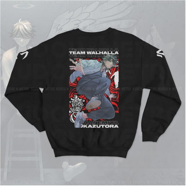 Crewneck Hanemiya Kazutora Gang Valhalla Anime Manga Tokyo Revengers