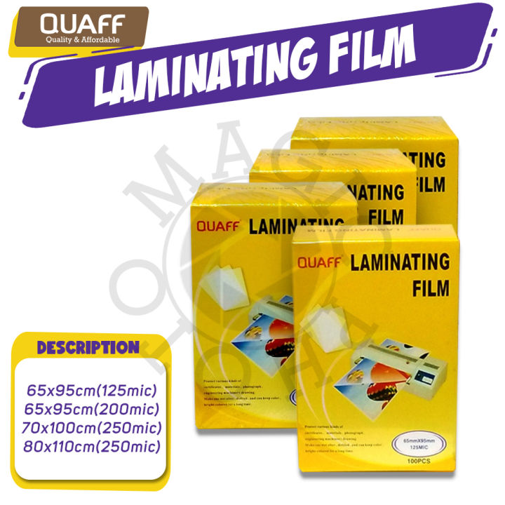 Magic Photo Id Size Quaff Laminating Film X Mm X Mm