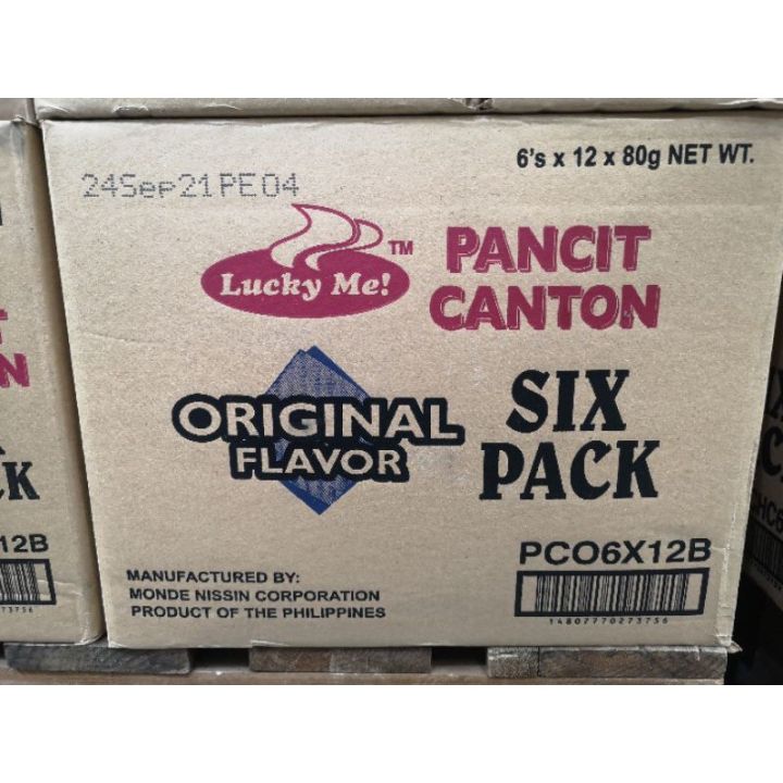 Lucky Me Pancit Canton Original Flavor Pcs Per Box Lazada Ph