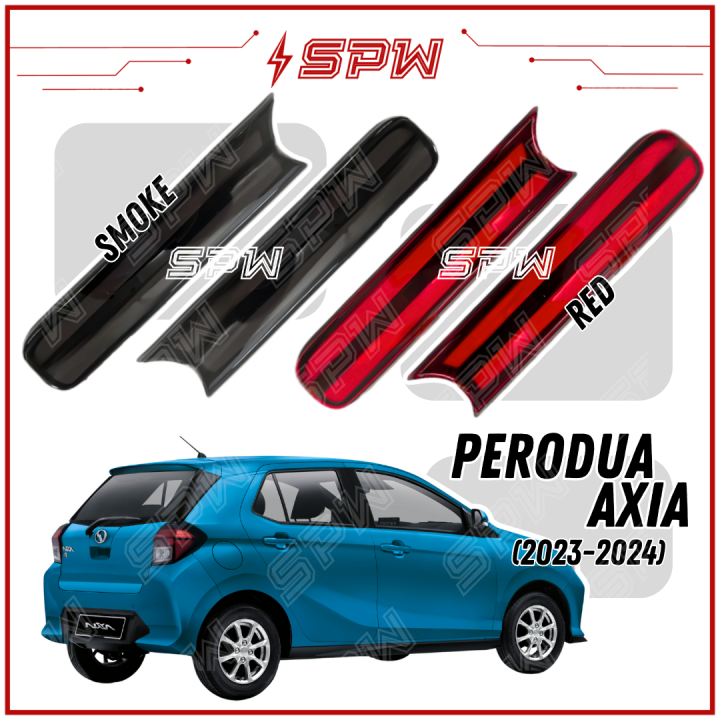 Perodua Axia 2023 2024 Reflector Rear Bumper LED All New Axia DRL