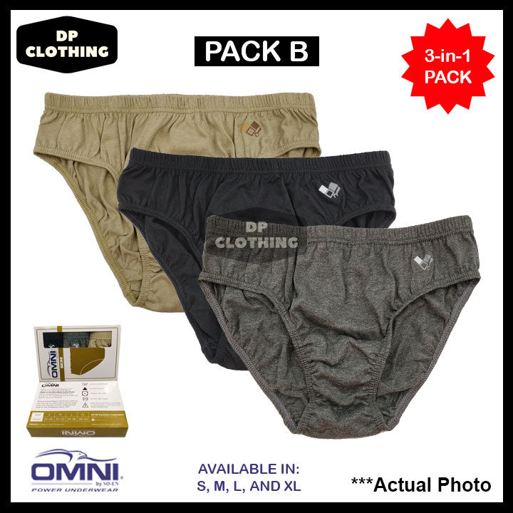 Omni Classic Bikini Men S Brief In Pack By Soen Cotton Underwear