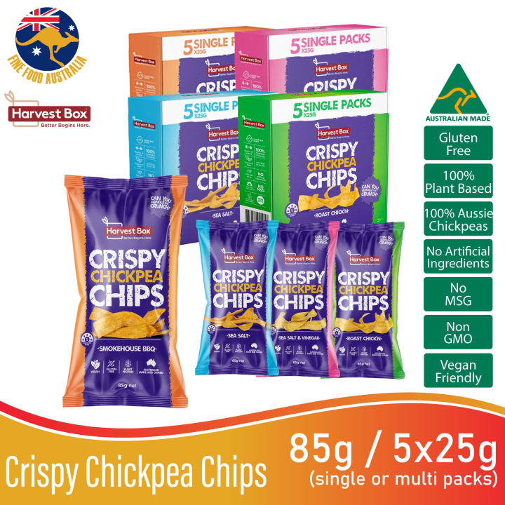 Australia S Harvest Box Chickpea Chips Flavors Plant Based