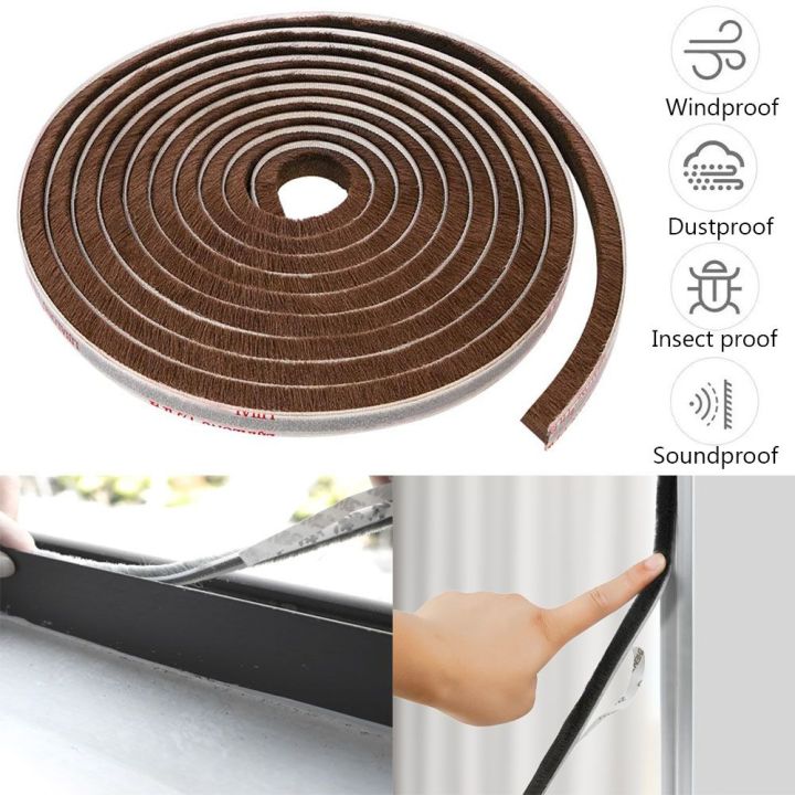 CHOCOL 5m Window Windproof Tape Door Strip Brush Door And Window Seal