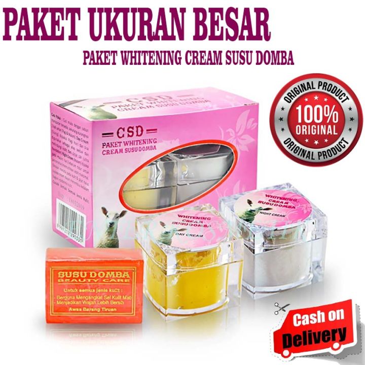 PROMO Paket CSD BESAR 3in1 Cream Susu Domba Ukuran Besar Lazada