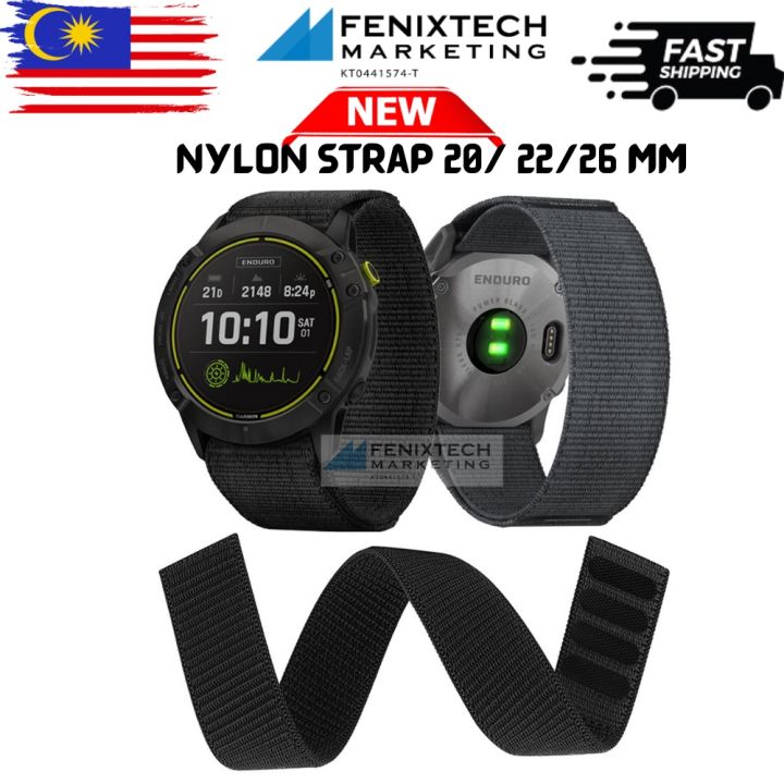 Nylon Strap Tali Jam Nylon Mm Garmin Fr Fr Venu Sq