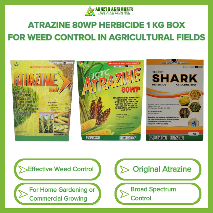 ATRAZINE 80WP HERBICIDE 1KG BOX Lazada PH